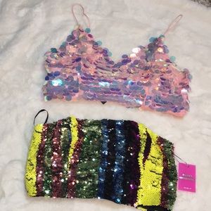 (3) Festival/club tops from Forever 21